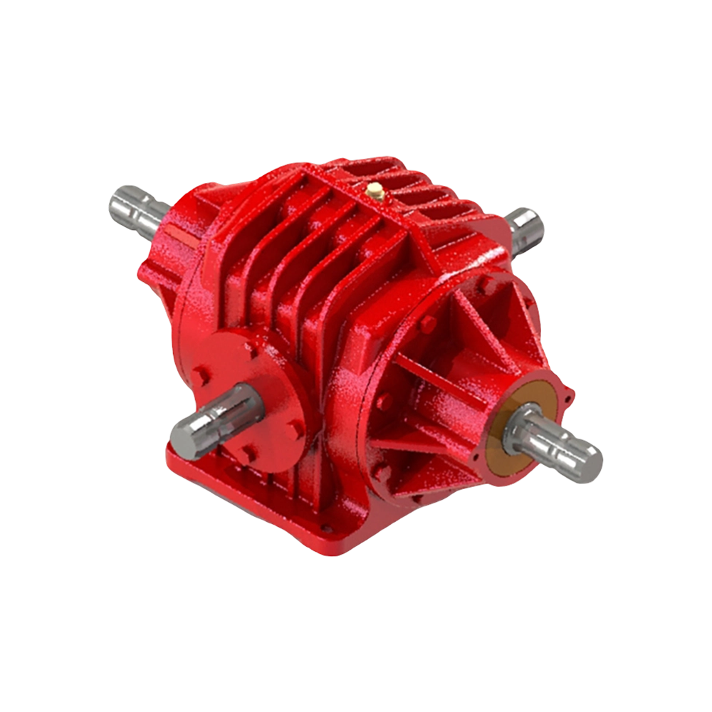 ND B151 90° Helical Gearbox Vertical Mount with Cast Iron Transmission Case
