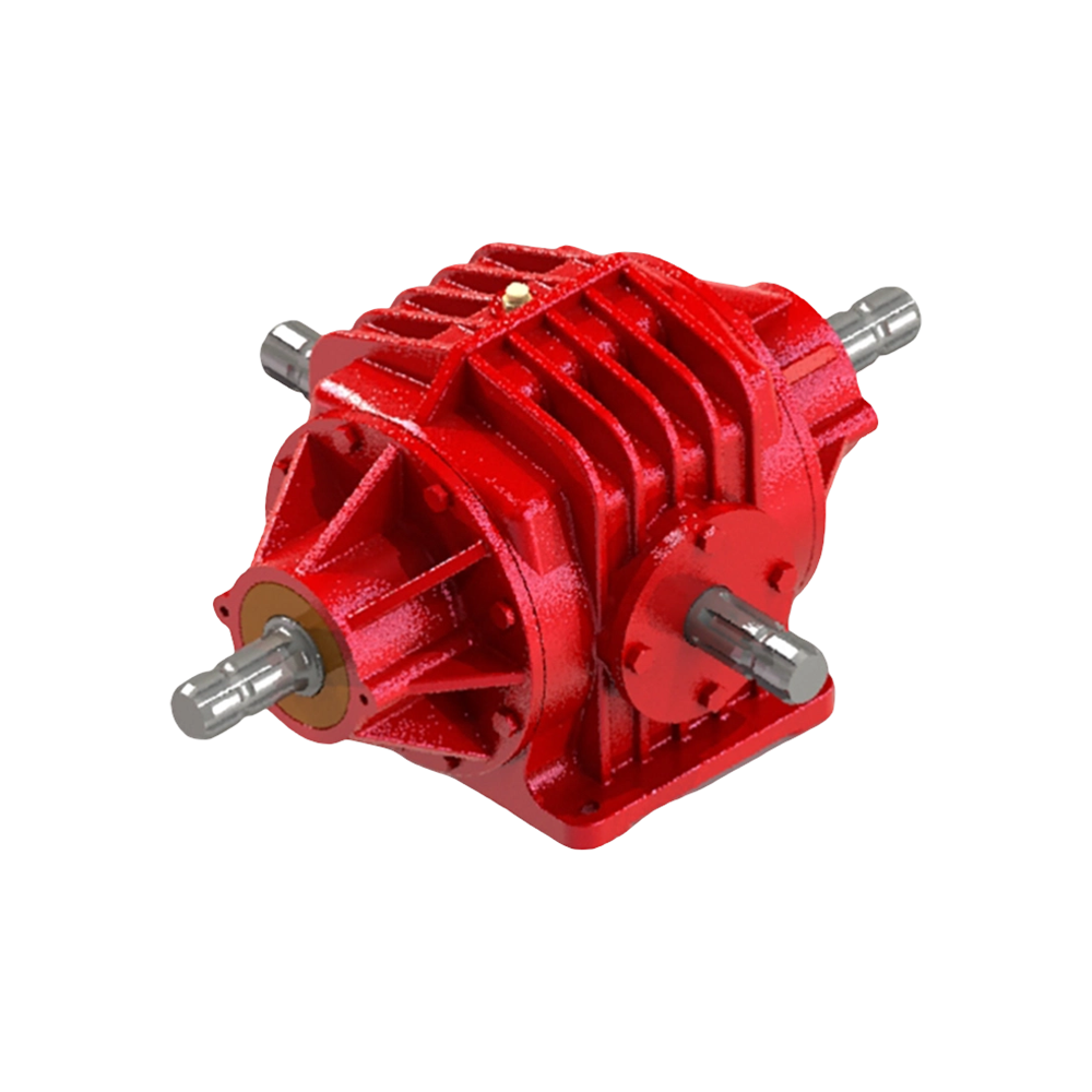 ND B151 90° Helical Gearbox Vertical Mount with Cast Iron Transmission Case