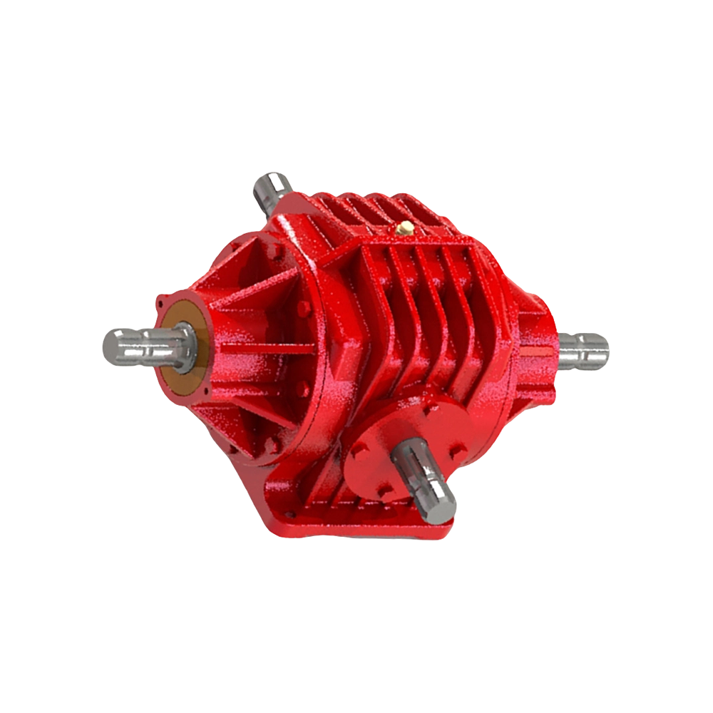 ND B151 90° Helical Gearbox Vertical Mount with Cast Iron Transmission Case