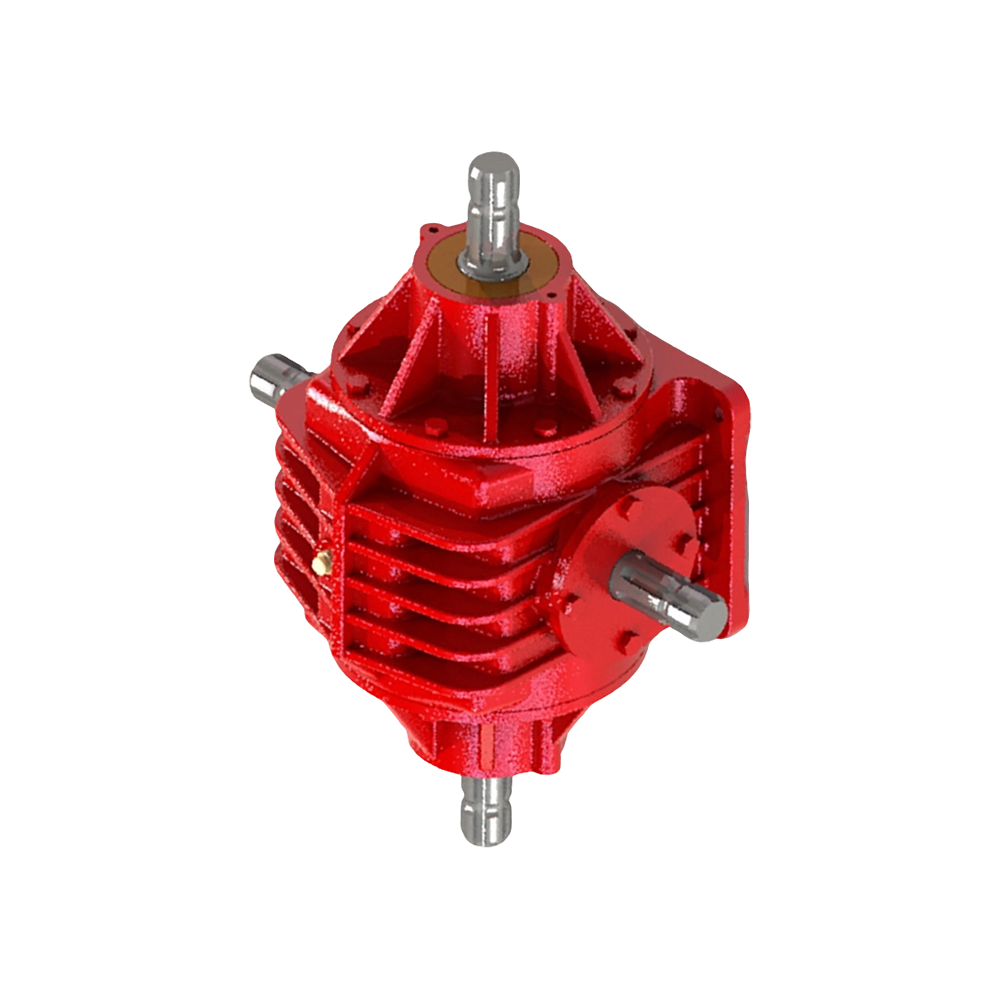 ND B151 90° Helical Gearbox Vertical Mount with Cast Iron Transmission Case
