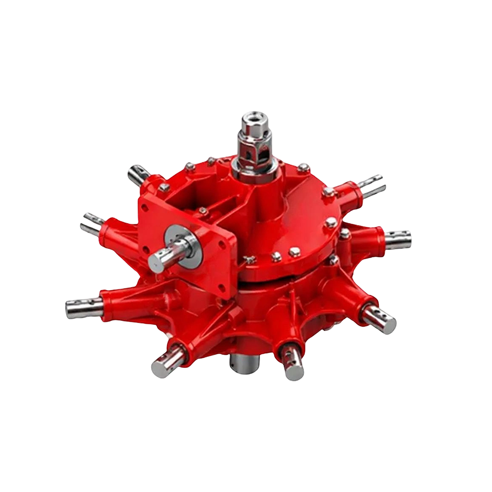 ND HR409 Agricultural Rake Gearbox 1 Input 9 Output Shafts